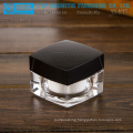 YJ-K Series 5g 15g 30g 50g classical and decorative high clear acrylic square jar